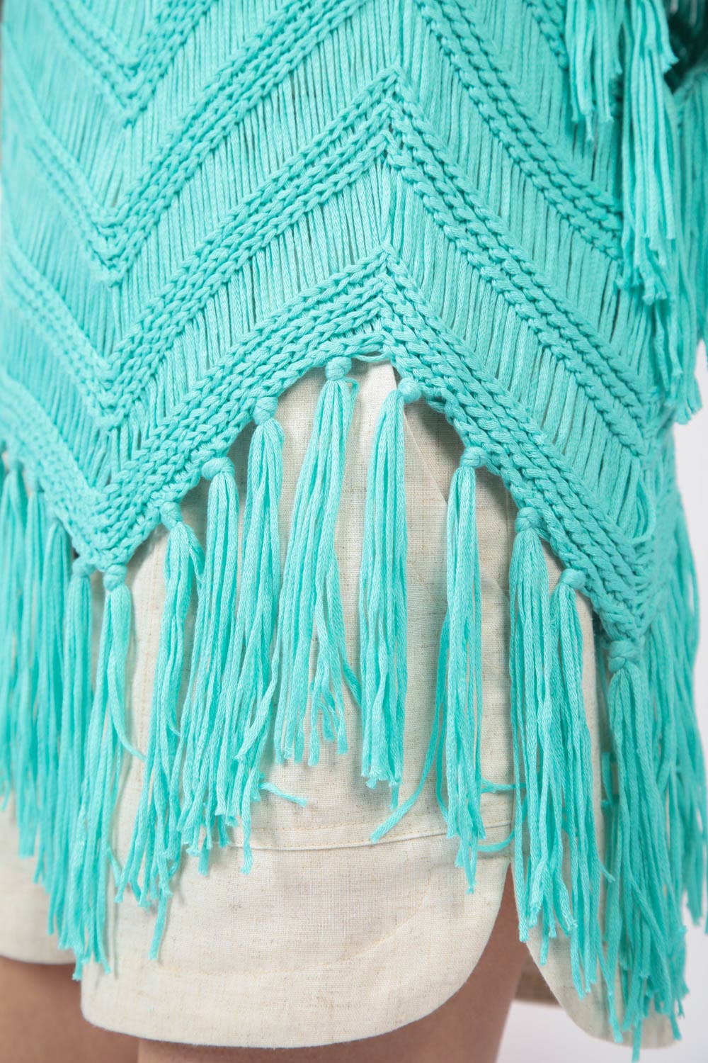 Bright Sunshiny Day Fringe Top | Double V Crochet Fringe Top