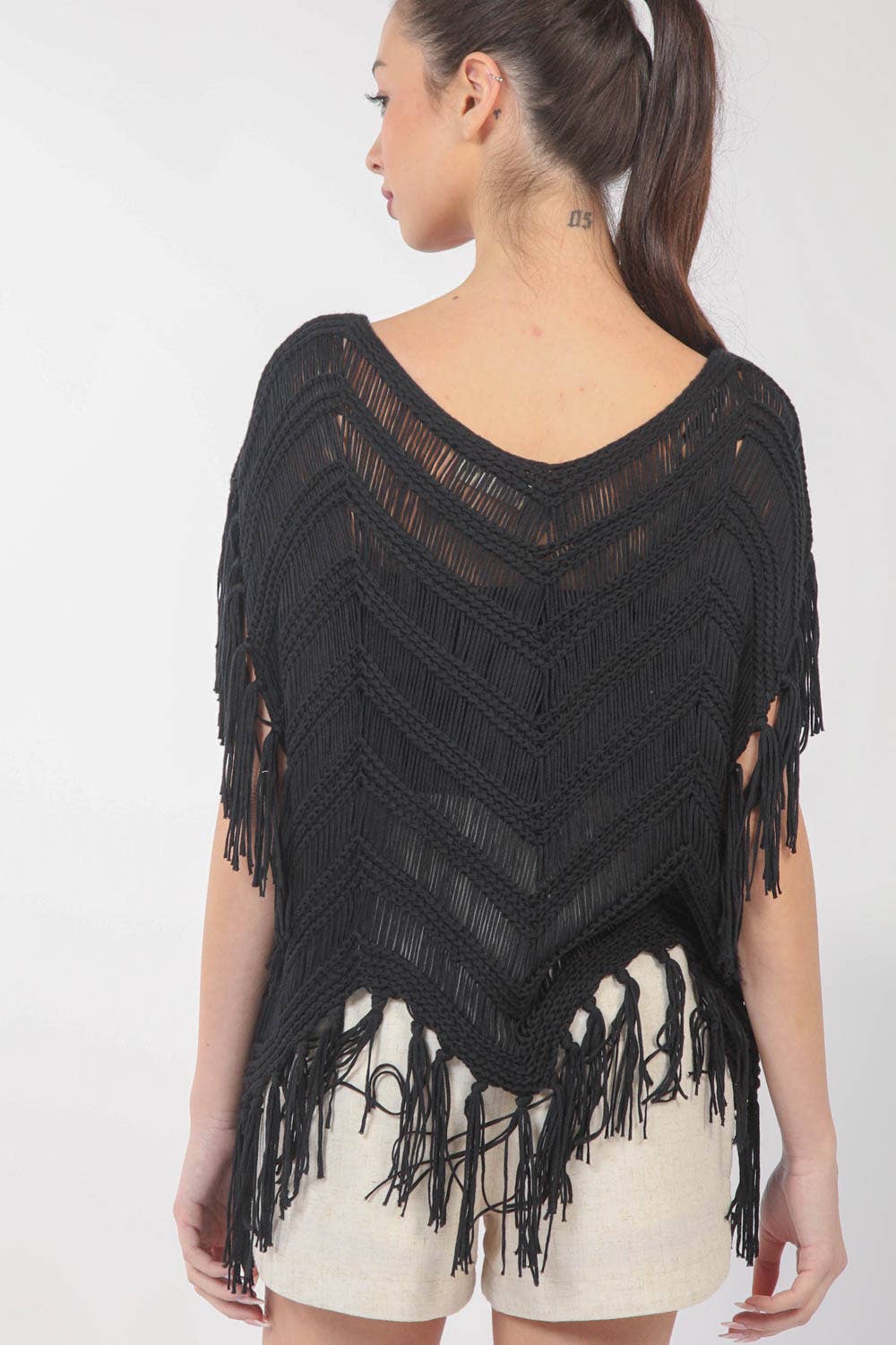 Bright Sunshiny Day Fringe Top | Double V Crochet Fringe Top