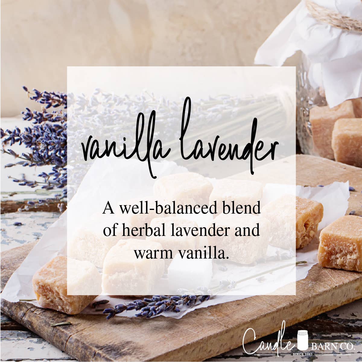 Vanilla Lavender 4oz Mason Jar Candle| Timber Oak Vanilla Lavender Soy Candle