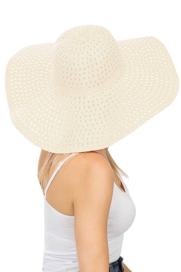Light Weight Floppy Brim Sun Hat | Laser Cut Floppy Brim Sun Hat
