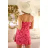 Lovely Day Floral Print Mini Dress | Floral Print Lined Mini Dress