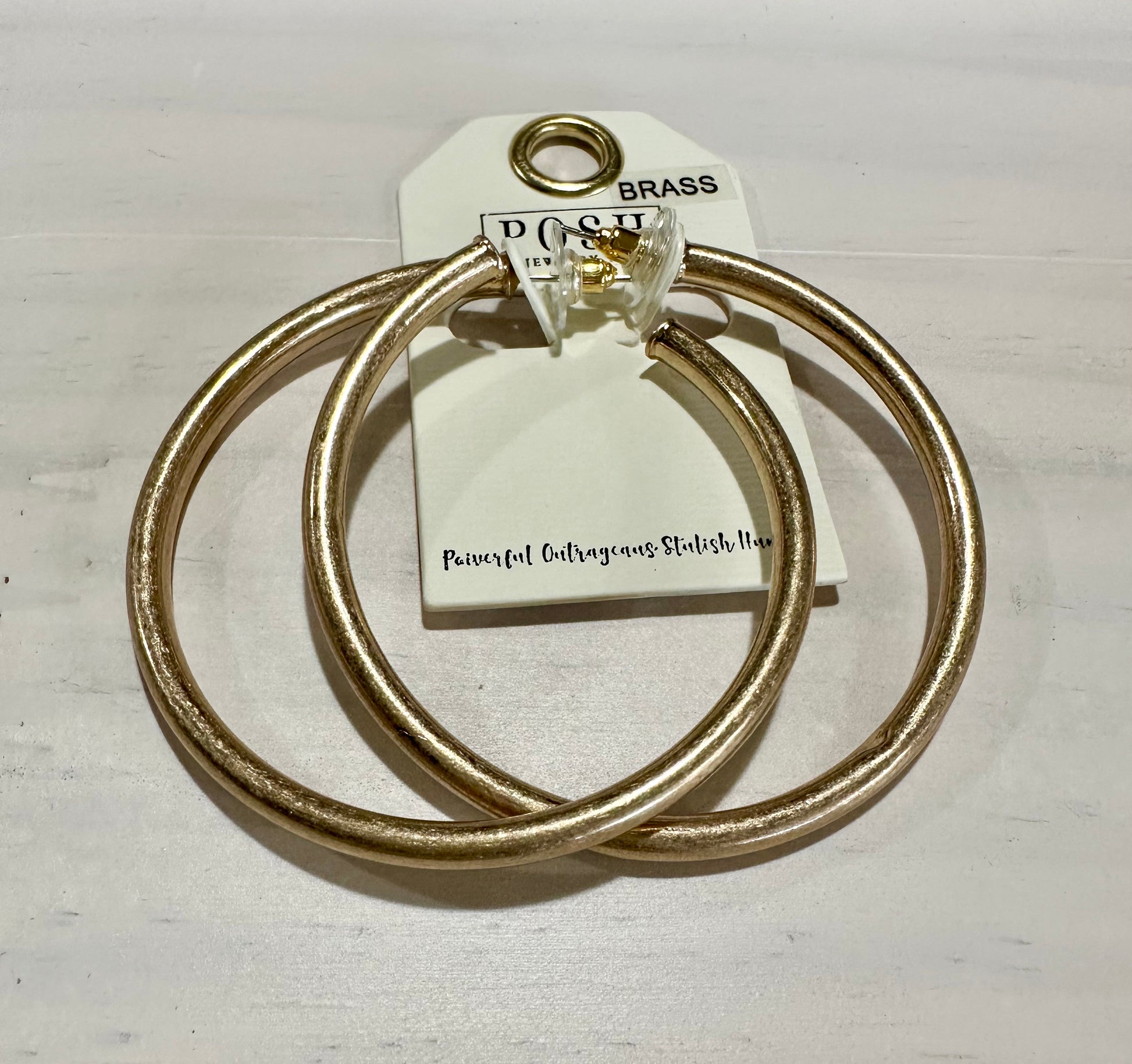 Gold Hoop Earrings | Posh Gold Hoop Earrings