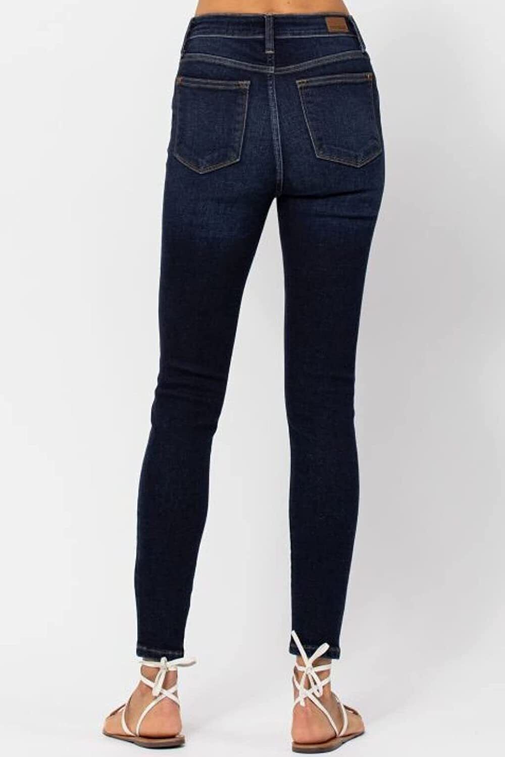 Second To None Jeans | Judy Blue Dark Wash Hi Waist Skinny Jeans