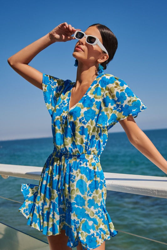 Pave the Way Romper | Lizzie Floral Babygirl Romper