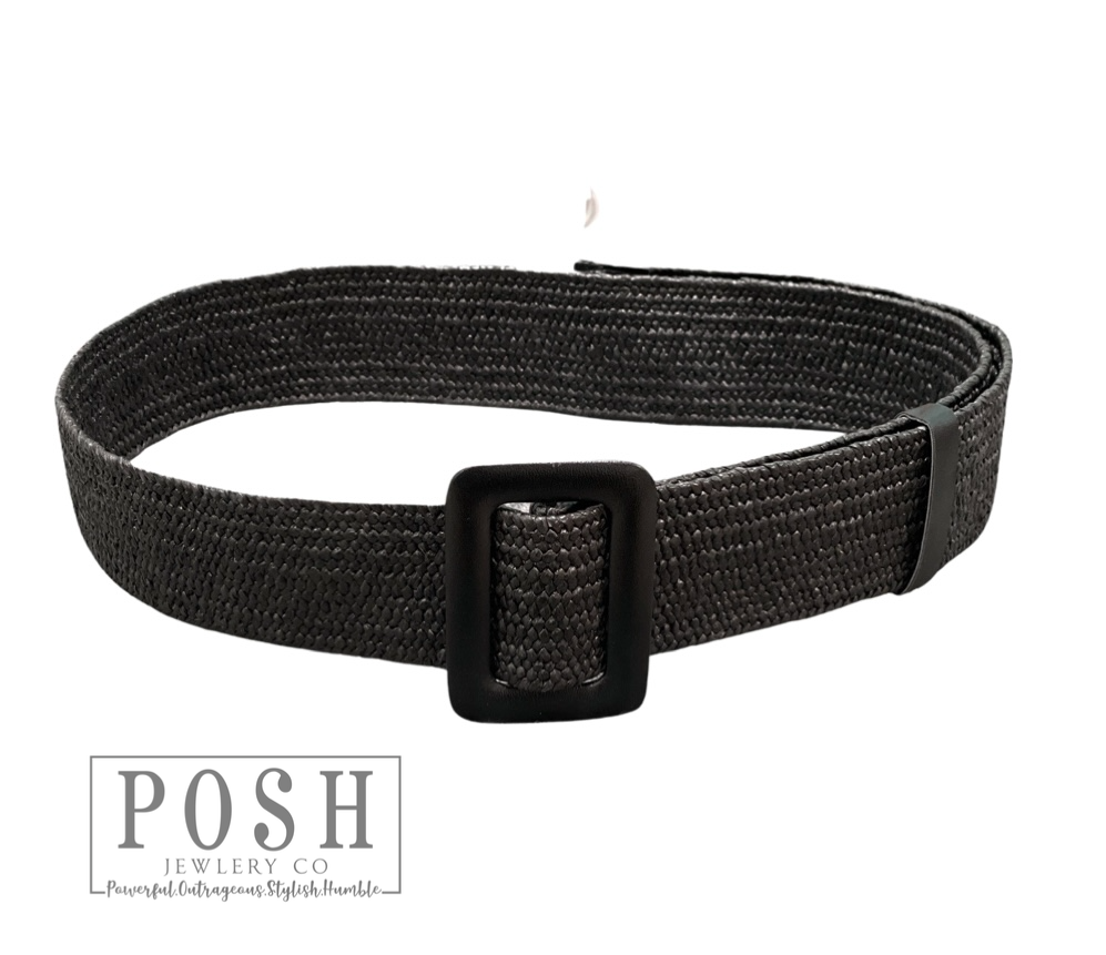 Woven Straw Belt | Woven Straw Adjustable Belt