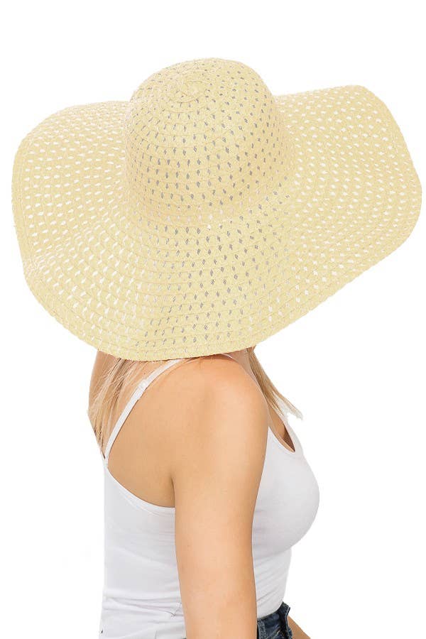 Light Weight Floppy Brim Sun Hat | Laser Cut Floppy Brim Sun Hat