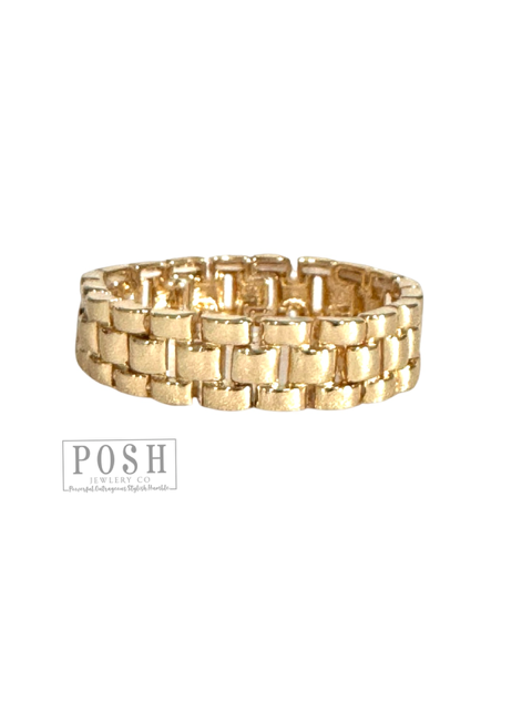 Watch Band Bracelet | Gold Silver Watch Band Bracelet
