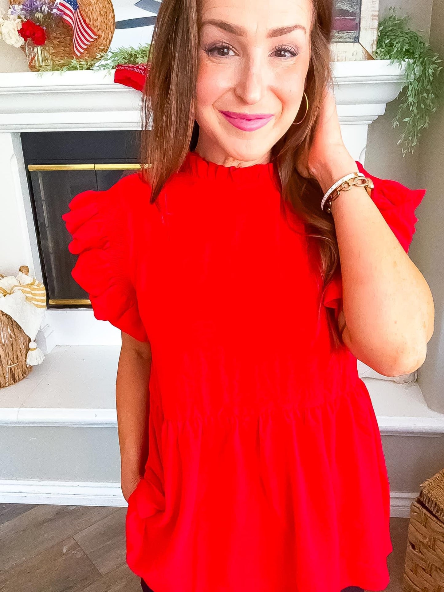 Summertime Plus Dress | Ruffled Details Plus Size Dress by Jodifl