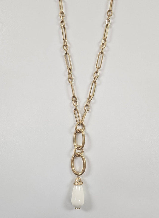Gold Chain Pendant Necklace | Pink Panache Gold Pendant Necklace
