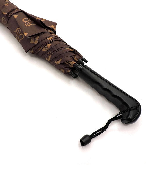 Brown Bubble Dome Umbrella | Brown Printed Design Bubble Dome Umbrella