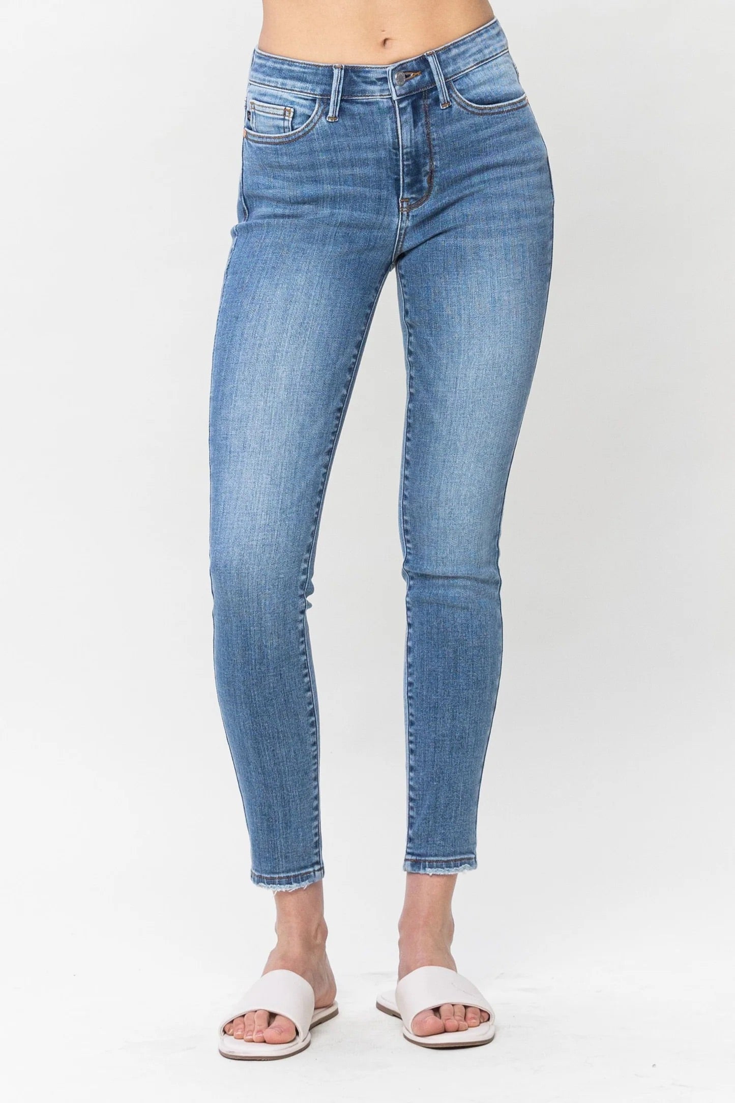 Vintage Vibe Jeans | Judy Blue Mid Rise Skinny Jeans