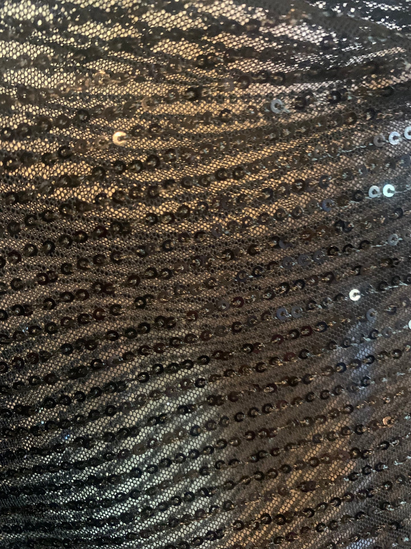 Wish Upon A Star Dress | Black V-neck Sequin Dress