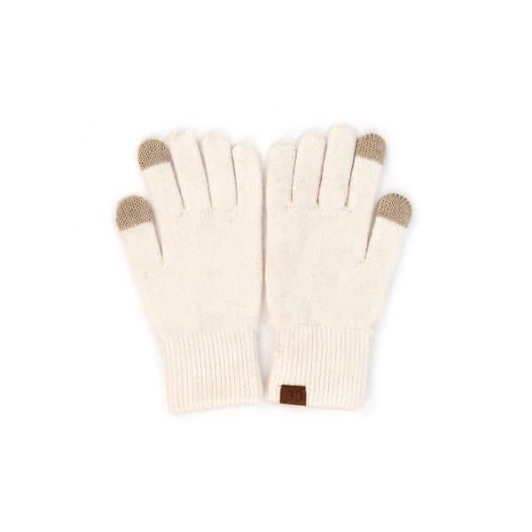 Ivory Smart Tip Gloves | Signature C.C. Ivory Smart Tip Gloves