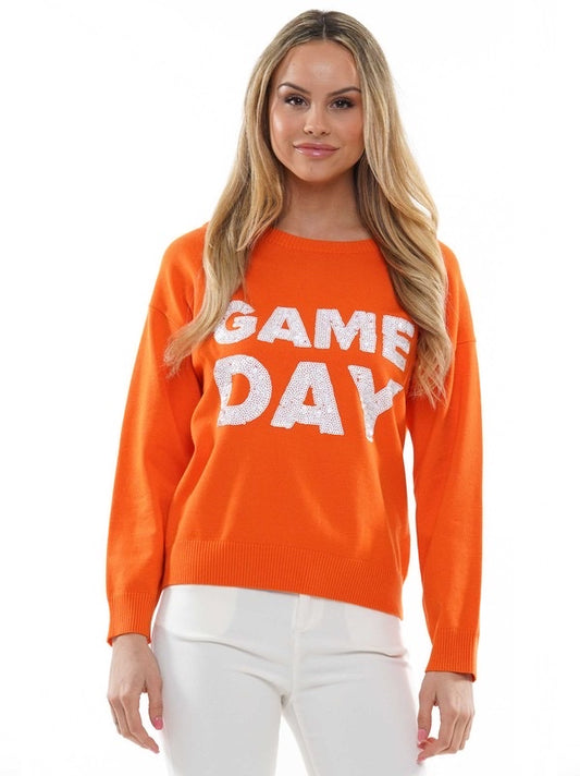 Orange Game Day Sweater