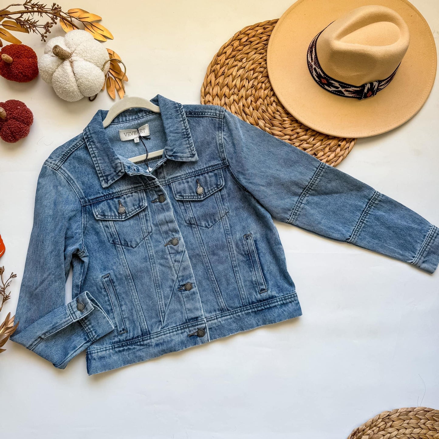 Cool Night Denim Jacket / Ververet Denim Jacket