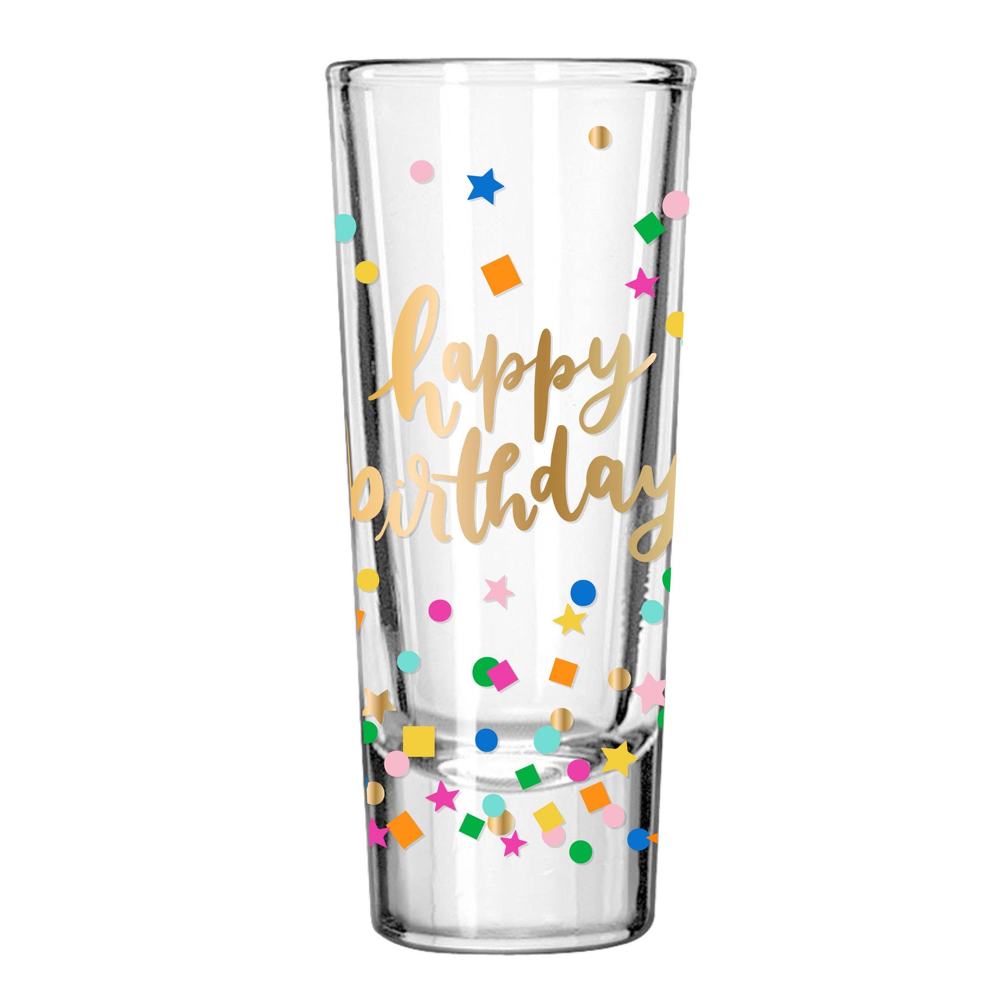 Happy Birthday Shot Glass | Happy Birthday Celebration Shot Glass