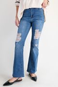 Made for You High Waist Jeans | High Waist Stretch Washed Denim Jeans
