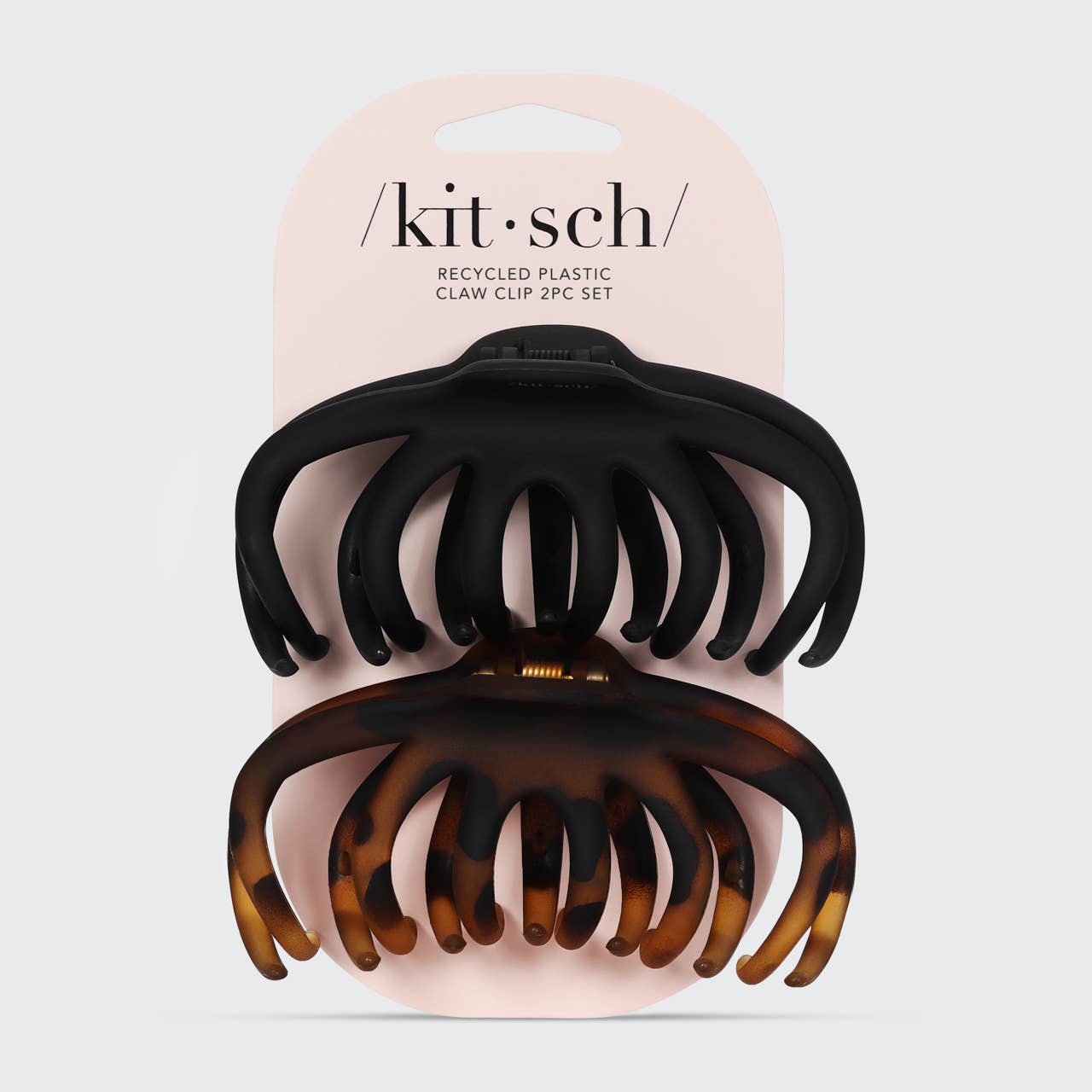 Octopus Claw Clips 2pc Set | Octopus Black & Tortoise Claw Clip Set