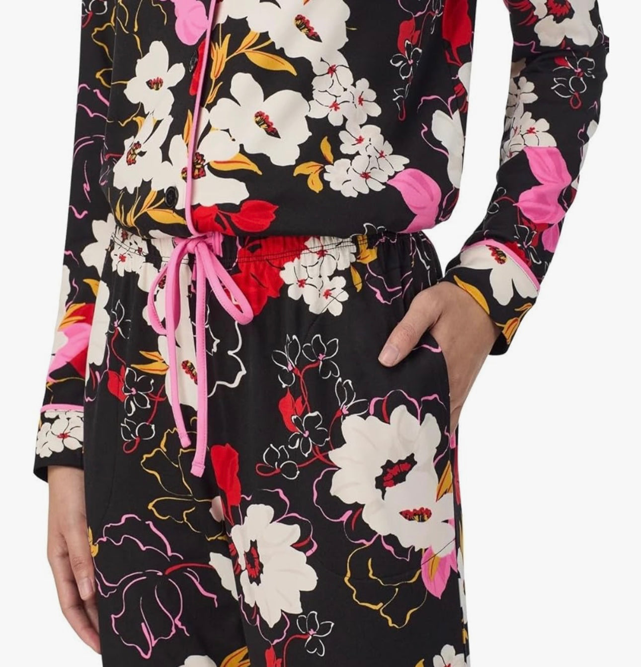 Room Service Floral Pajama Set | 2 Piece Floral Pajama Set