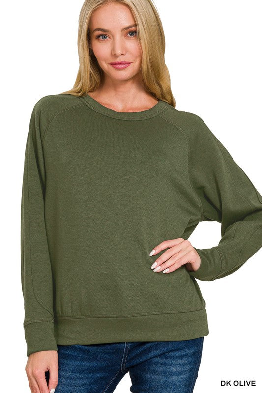 Scuba Sweetheart Sweatshirt | Olive Scuba Crewneck Pullover