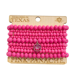 Hot Pink Bracelet Stack