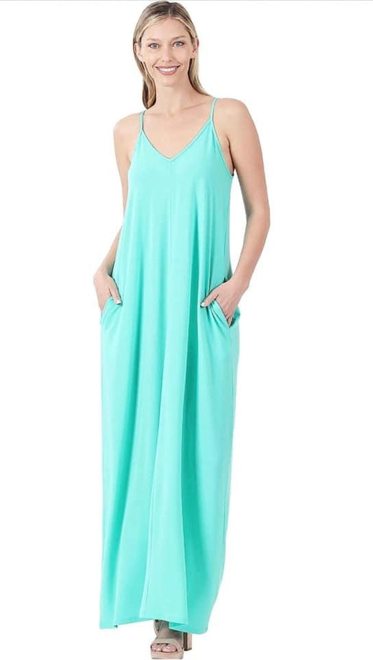 Clear Waters Plus Maxi Dress