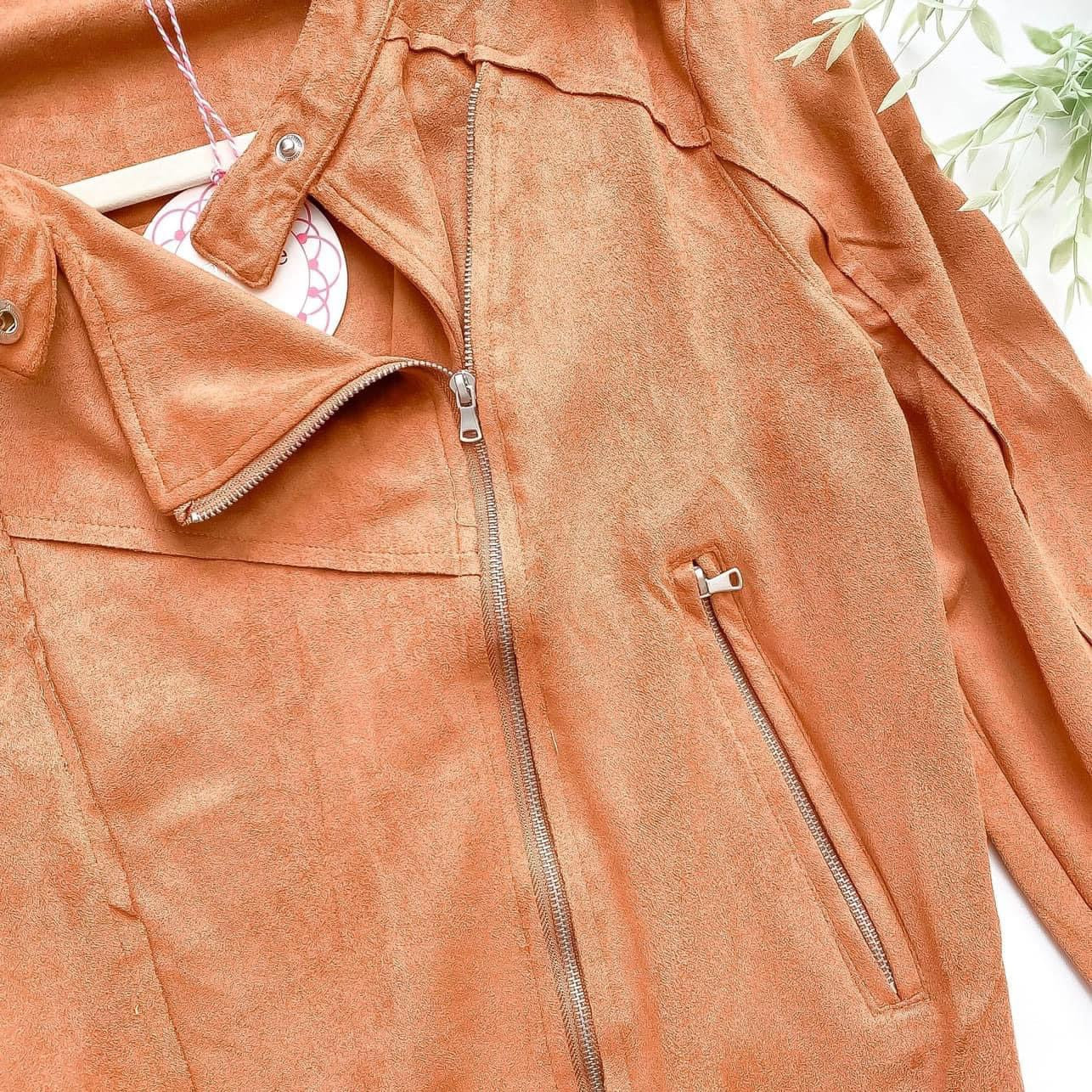 Chestnuts Roasting Faux Suede Jacket