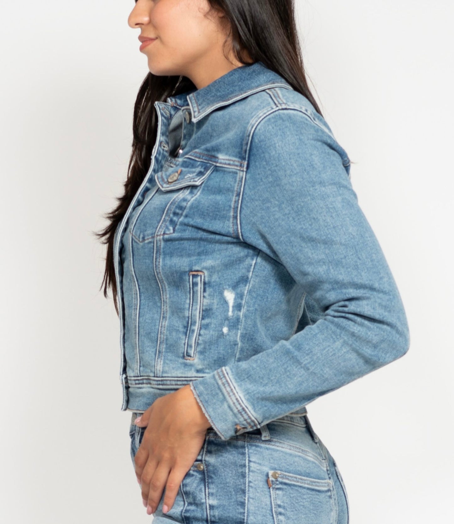 Always In Style Denim Jacket | Judy Blue Denim Jacket