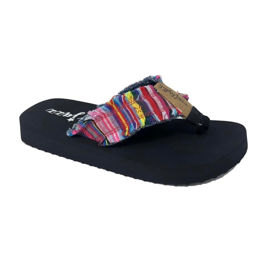 Serape Flip Flops