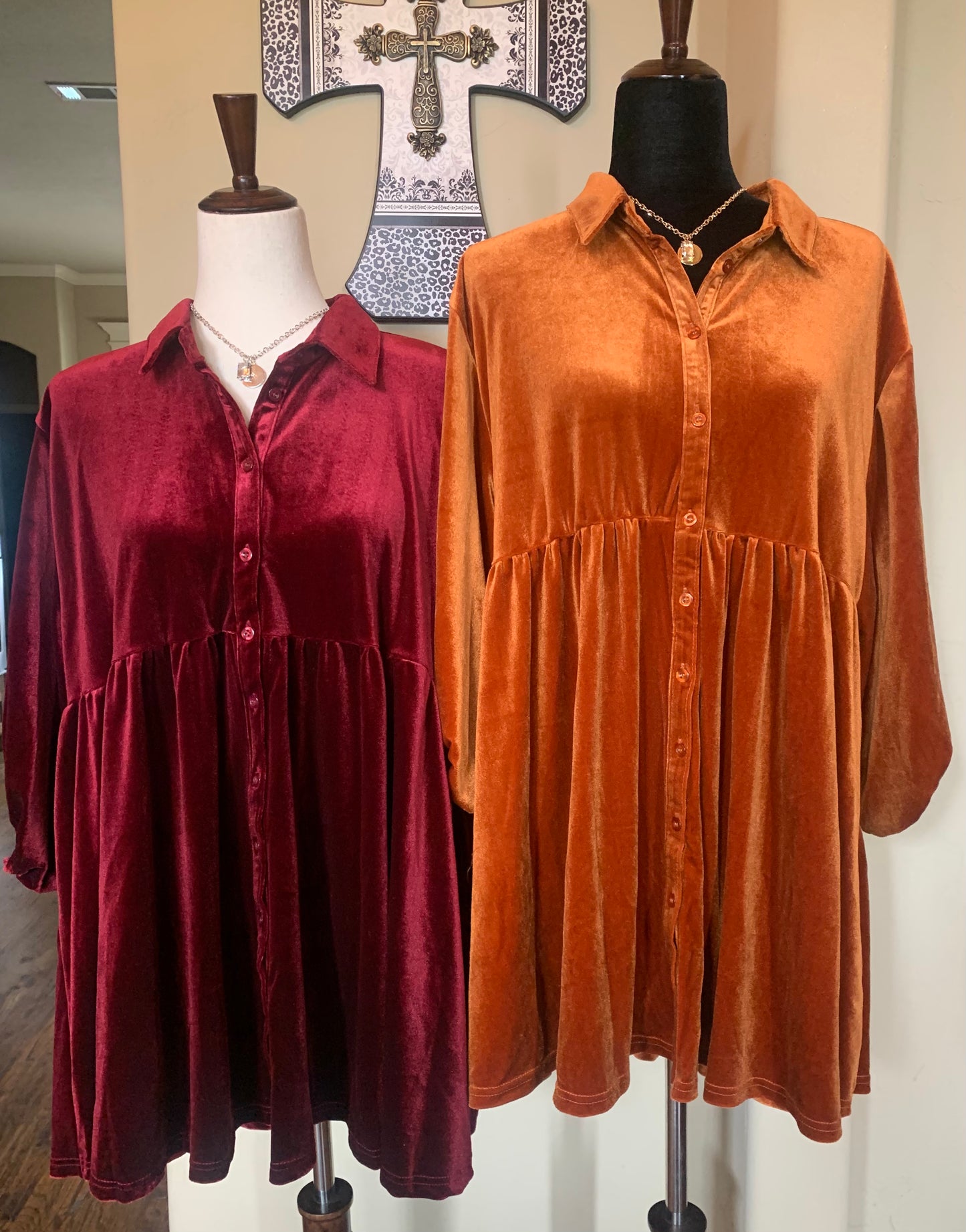 Wine Not Velvet Top | Button Down Velvet Top