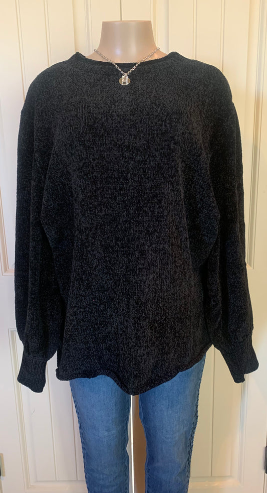 Midnight Hour Chenille Sweater