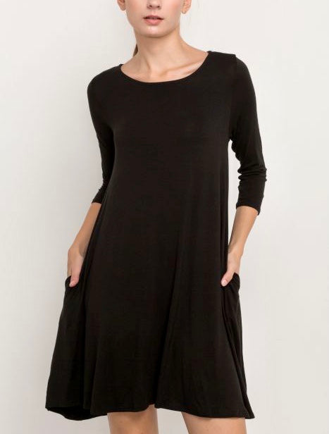 True Comfort Black Dress