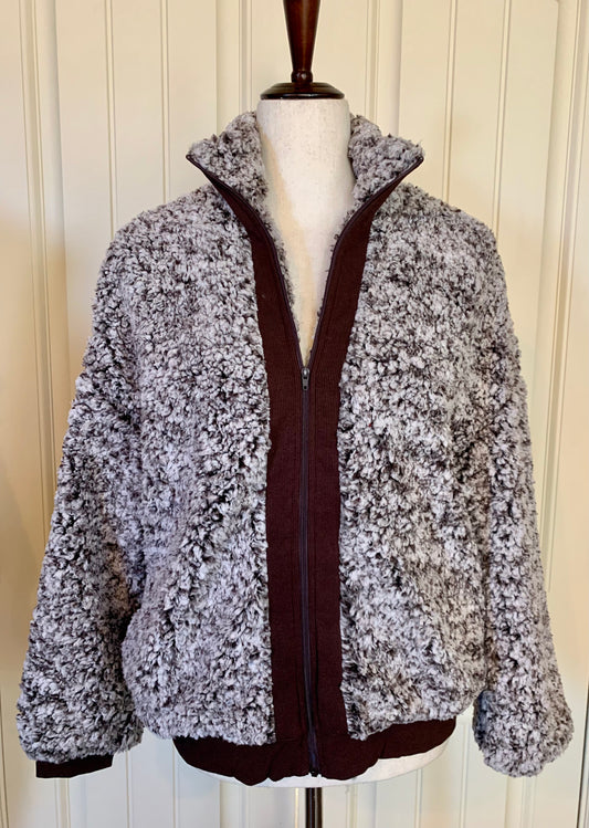 Chocolate Dreams Furry Jacket